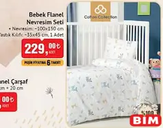 COTTON COLLECTİON BEBEK FLANEL NEVRESİM SETİ